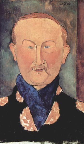Amedeo Modigliani Portrat des Leon Bakst oil painting image